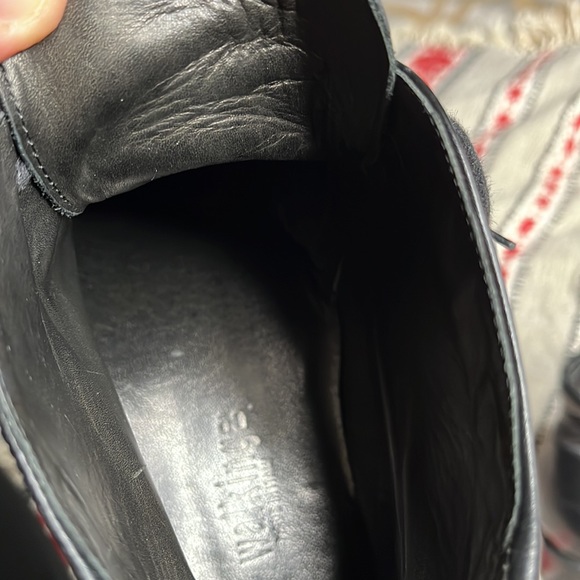 Walking co. Made in Italy glove lined Italian leather boot tie ankle - Picture 7 of 9